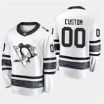 Pittsburgh Penguins Custom 2019 NHL All-Star White Stitched Jersey