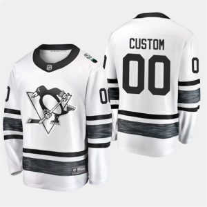 Pittsburgh Penguins Custom 2019 NHL All-Star White Stitched Jersey