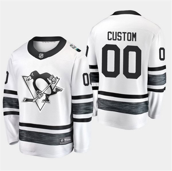 Pittsburgh Penguins Custom 2019 NHL All-Star White Stitched Jersey