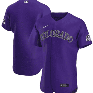 Colorado Rockies Purple Flex Base Stitched Jersey
