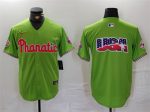Philadelphia Phillies Team Big Logo Green With Patch Stitched Jersey