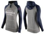 Nike Seattle Seahawks Performance Hoodie Grey Dark Blue_1