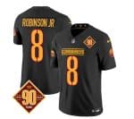 Washington Commanders #8 Brian Robinson Black 2023 F.U.S.E. 90th Anniversary Vapor Limited Stitched Jersey