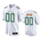 Miami Dolphins Custom White Fashion Vapor Untouchable Stitched Jersey