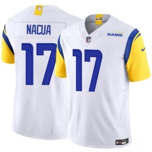 Los Angeles Rams #17 Puka Nacua White 2023 F.U.S.E. Vapor Untouchable Stitched Jersey