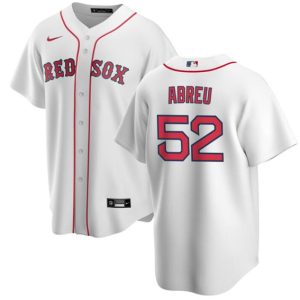 Boston Red Sox #52 Wilyer Abreu White Cool Base Stitched Jersey