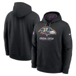 Baltimore Ravens Black 2024 Crucial Catch Club Pullover Hoodie