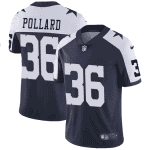 Dallas Cowboys #36 Tony Pollard Navy Throwback Vapor Untouchable Limited Stitched Jersey