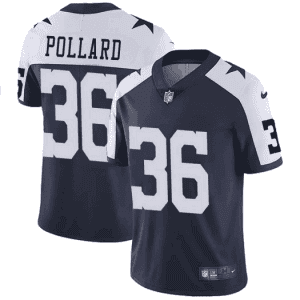 Dallas Cowboys #36 Tony Pollard Navy Throwback Vapor Untouchable Limited Stitched Jersey