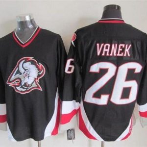 Sabres #26 Thomas Vanek Black CCM Throwback Stitched Jersey