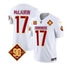 Washington Commanders #17 Terry McLaurin White 2023 F.U.S.E. 90th Anniversary Vapor Limited Stitched Jersey