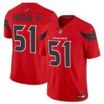 Houston Texans #51 Will Anderson Jr. Red 2024 Alternate Vapor F.U.S.E. Limited Stitched Jersey
