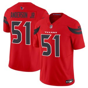 Houston Texans #51 Will Anderson Jr. Red 2024 Alternate Vapor F.U.S.E. Limited Stitched Jersey