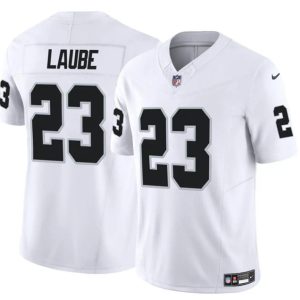 Las Vegas Raiders #23 Dylan Laube White F.U.S.E. Vapor Stitched Jersey