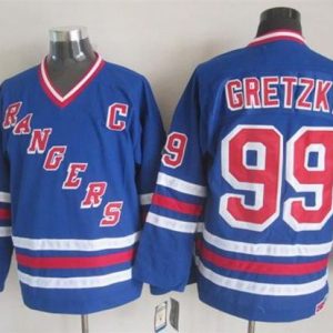 Rangers #99 Wayne Gretzky Blue CCM Heroes Of Hockey Alumni Stitched Jersey
