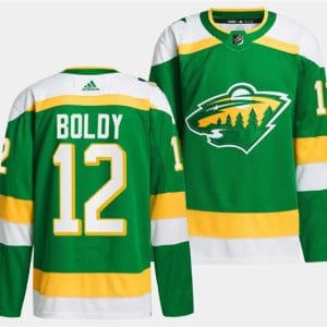 Minnesota Wild #12 Matthew Boldy Green 2023-24 Stitched Jersey