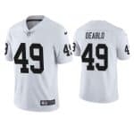 Las Vegas Raiders #49 Divine Deablo White Vapor Untouchable Limited Stitched Jersey