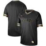 Houston Astros Black Gold Stitched Jersey