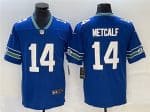 Seattle Seahawks #14 DK Metcalf Royal Vapor Untouchable Limited Stitched Jersey