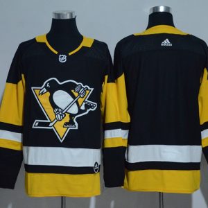 Pittsburgh Penguins Black Adidas Stitched Jersey