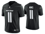 New York Jets #11 Denzel Mims Black Vapor Untouchable Stitched Jersey