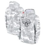 Jacksonville Jaguars 2024 Arctic Camo Salute To Service Club Fleece Pullover Hoodie