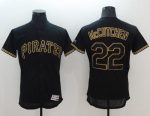 Pirates #22 Andrew McCutchen Black Fashion Flexbase Authentic Collection Stitched Jersey