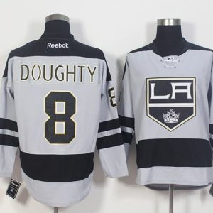 Kings #8 Drew Doughty Gray Alternate Stitched Jersey