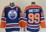 Oilers #99 Wayne Gretzky Light Blue CCM Throwback Stitched Jersey
