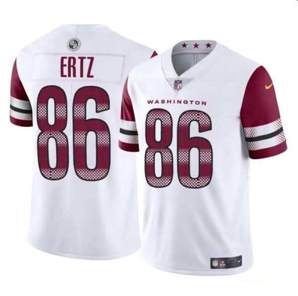 Washington Commanders #86 Zach Ertz White Vapor Limited Stitched Jersey