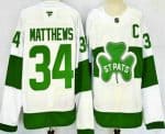 Toronto Maple Leafs #34 Auston Matthews White St Pats Authentic Jersey