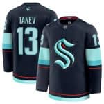 Seattle Kraken #13 Brandon Tanev Navy 2024-25 Home Stitched Jersey
