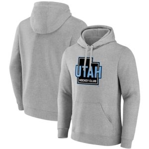 Utah Club Gray Tertiary Pullover Hoodie