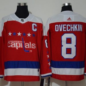 Washington Capitals #8 Alex Ovechkin Red Stitched Jersey