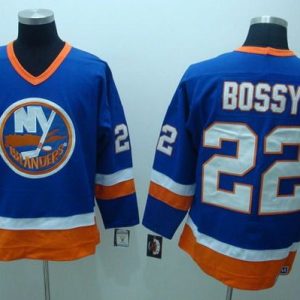 Islanders #22 Mike Bossy Stitched Third Light Blue Jersey