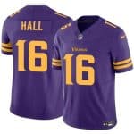 Minnesota Vikings #16 Jaren Hall Purple 2023 F.U.S.E. Vapor Untouchable Color Rush Limited Stitched Jersey