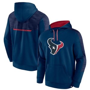 Houston Texans Navy Defender Evo Pullover Hoodie
