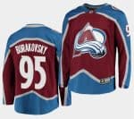 Colorado Avalanche #95 Andre Burakovsky Red Stitched Jersey