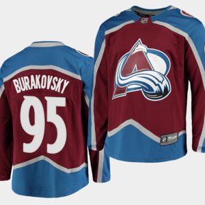 Colorado Avalanche #95 Andre Burakovsky Red Stitched Jersey