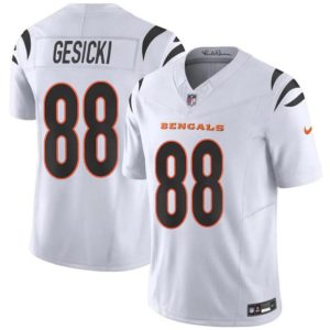 Cincinnati Bengals #88 Mike Gesicki White 2024 F.U.S.E. Vapor Untouchable Limited Stitched Jersey