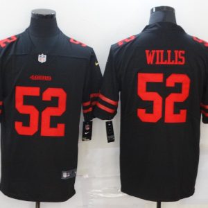 San Francisco 49ers #52 Patrick Willis Black Vapor Untouchable Limited Stitched Jersey