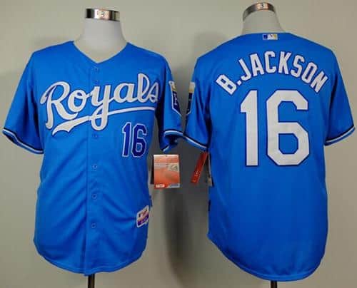 Royals #16 Bo Jackson Light Blue Alternate Cool Base Stitched Jersey
