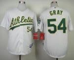 Athletics #54 Sonny Gray White Cool Base Stitched Jersey