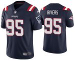 New England Patriots #95 Derek Rivers 2020 Navy Vapor Untouchable Limited Stitched Jersey
