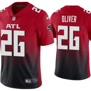Atlanta Falcons #26 Isaiah Oliver 2020 Red Vapor Untouchable Limited Stitched Jersey