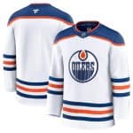 Edmonton Oilers Blank White 2024-25 Away Stitched Jersey