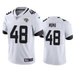 Jacksonville Jaguars #48 Chad Muma White Vapor Untouchable Limited Stitched Jersey
