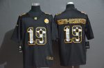 Pittsburgh Steelers #19 JuJu Smith-Schuster Black Jesus Faith Edition Limited Stitched Jersey