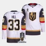 Vegas Golden Knights #33 Adin Hill White 2023 Stanley Cup Champions Stitched Jersey
