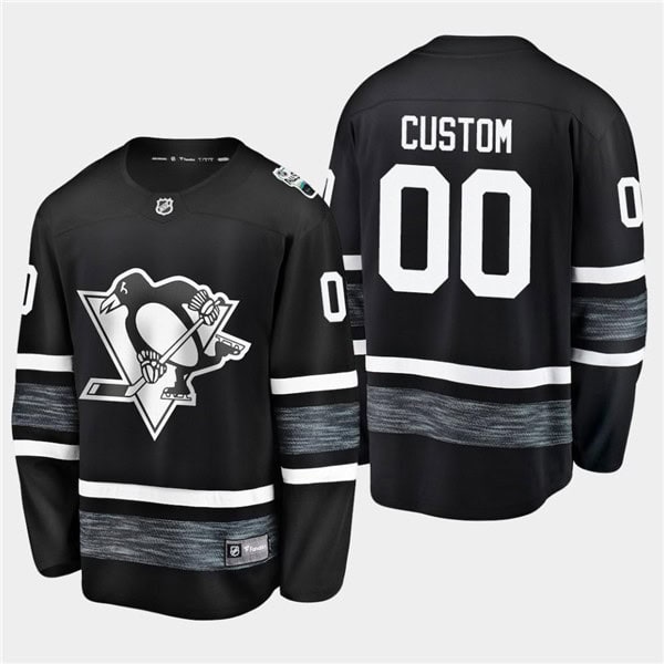 Pittsburgh Penguins Custom 2019 NHL All-Star Black Stitched Jersey